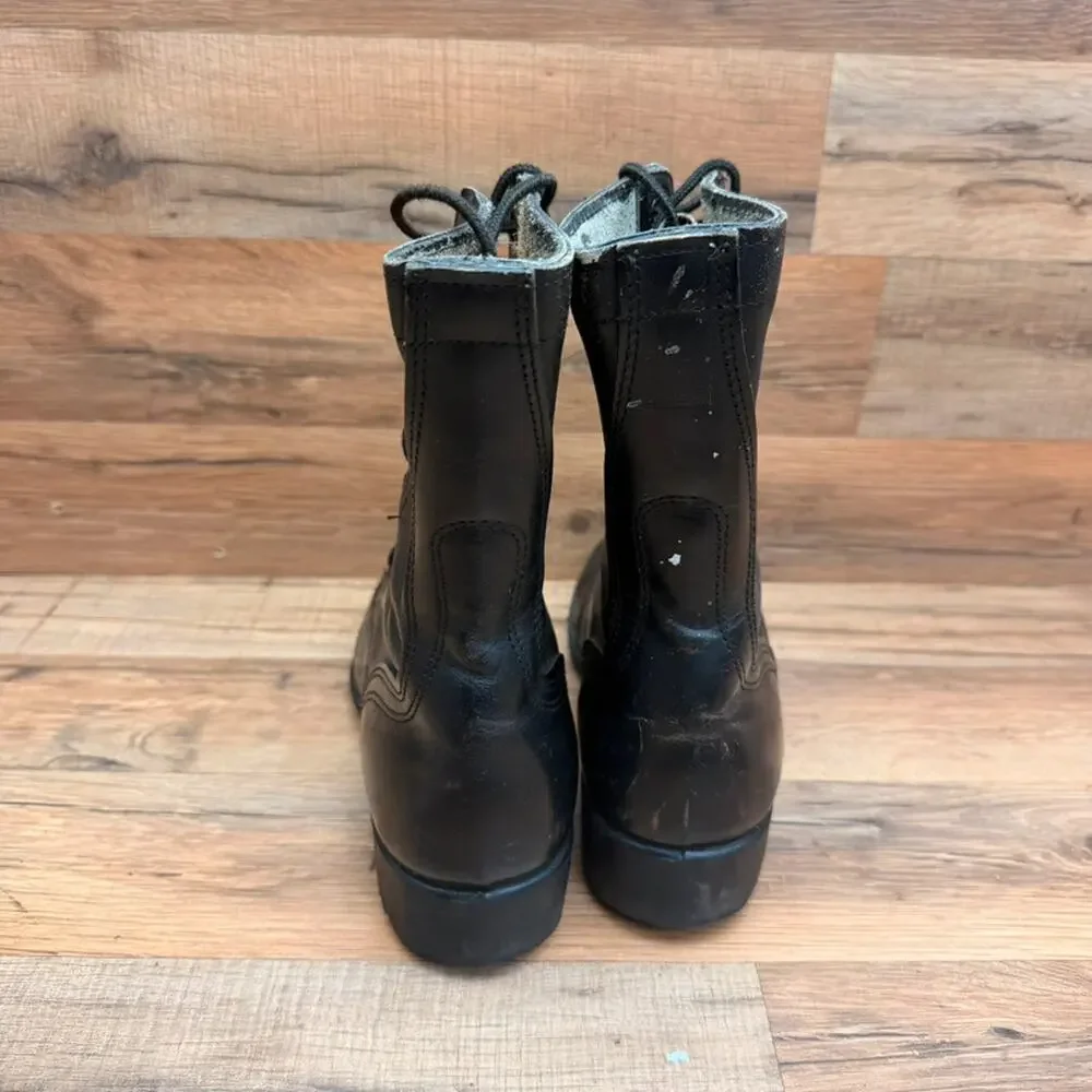 RO Search Vintage 1985 Military Combat men’s size 6.5R black leather Boots